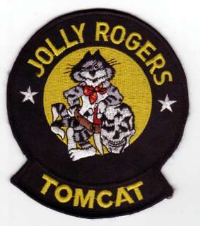 United States JOLLY ROGERS F 14 TOMCAT crest patch  