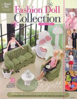   Collection Book 3, Annies crochet patterns fit Barbie dolls  