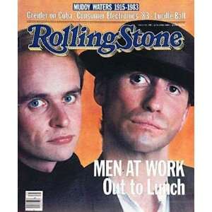  Rolling Stone Magazine # 398 June 23 1983 Men At Work 