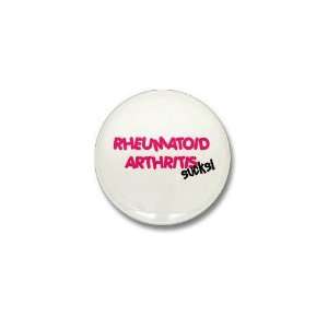  Rheumatoid Arthritis Health Mini Button by  