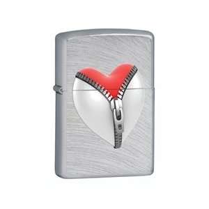  Heart Zipper Zippo Lighter *Free Engraving (optional 