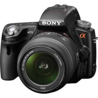 Sony a55V SLR digital Camera with 18 55mm zoom lens  