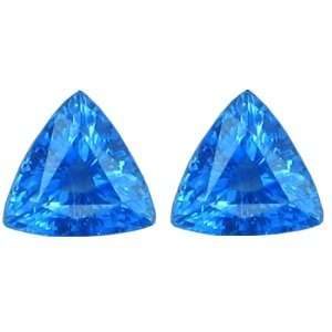  1.81 Carat Loose Sapphires Trillion Cut Pair Jewelry