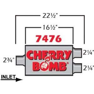  Cherry Bomb 7476 Pro Muffler: Automotive