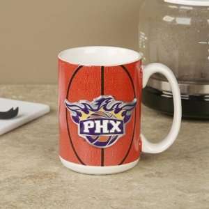  NBA Phoenix Suns Pewter Logo Basketball Coffee Mug: Sports 