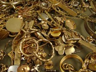 1200+ GRAMS SCRAP GOLD FILL & ELECTROPLATED WATCH CASES BRACELETS 