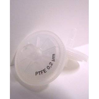 Syringe Filter, PTFE, 25mm diameter, 0.2um, 25/pk