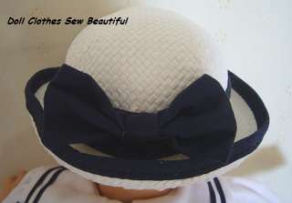 DOLL CLOTHES fits Bitty Baby Sailor Dress & Hat CUTEST!  