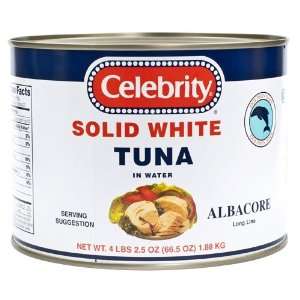 Solid White Albacore Tuna in Water   1 can, 4.15 lbs  