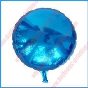   foil balloons  the blue round shape foil balloons: Toys & Games