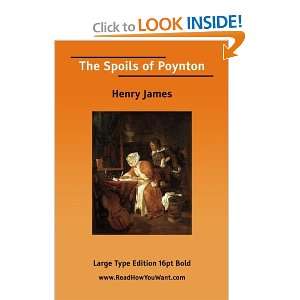  The Spoils of Poynton (9781425083618) Henry James Books