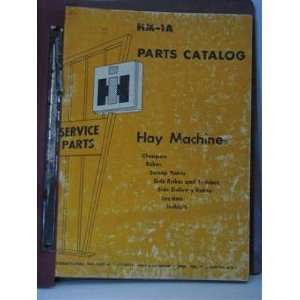  International harvester HM1A parts catalog for Hay 