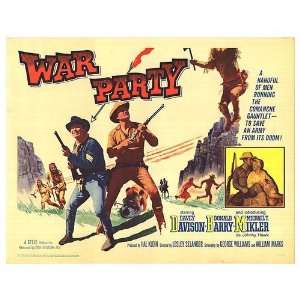  War Party Original Movie Poster, 28 x 22 (1965)