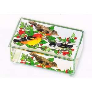    Birds of a Feather   Glass Box by Joan Baker