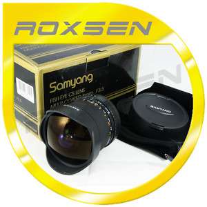 Samyang 8mm f3.5 MC Fisheye CS lens for CANON EOS DSLR 8809298882105 