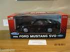 Welly 1986 Ford Mustang SVO Hard Top 1:18 Black DIECAST