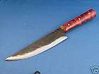 Jeff White Custom English Trade Knife Red Stained
