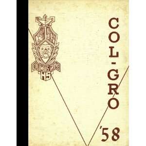 (Reprint) 1958 Yearbook Columbus Grove High School, Columbus Grove 