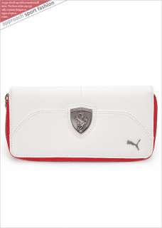 BN PUMA Ferrari LS Long Wallet Zip Around in White or Black 07005703 