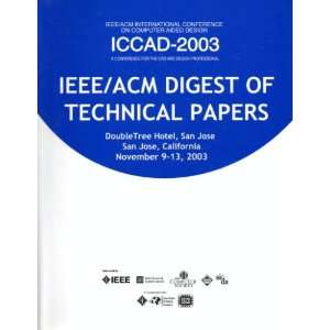 Iccad 2003 Ieee/Acm International Conference on Computer Aided Design 