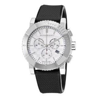   BU1361 Heritage Gent Silver Chronograph Dial Watch Burberry Watches