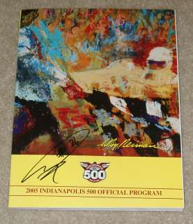 2005 Indianapolis 500 official program signed autograph Dan Wheldon 