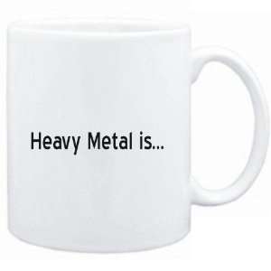  Mug White  Heavy Metal IS  Music