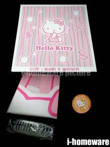 Hello Kitty 2012 License Sanrio with 12 hooks Eva Shower Curtain H488 