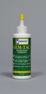 M00051 MOREZMORE Gem Tac Gemtac Permanent Adhesive Glue Rhinestones 