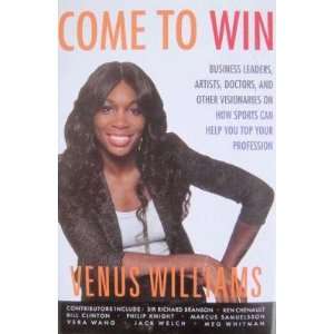  Venus Williams Signed Come Win Hard Back Book PROOF COA 