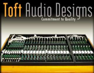   thanks to our loyal customer base toft audio designs continues