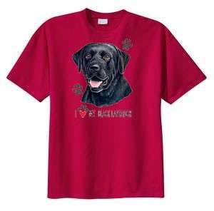 Love My Black Lab Labrador Dog T Shirt S  6x  Choose Color  