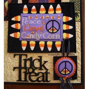   : Peace Love Candy Corn   Cross Stitch Pattern: Arts, Crafts & Sewing