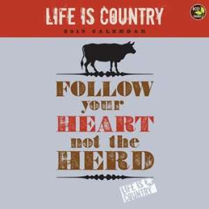  Life is Country 2013 Wall Calendar 12 X 12 Office 