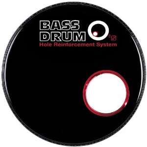  Bass Drum Os Bass Drum PortO Red Chrome 6 Inches 