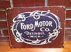 1950s 60s Style * FORD MOTOR CO.*Metal Sign GENUINE PARTS Vintage 