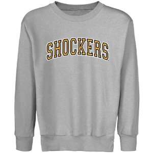 Wichita State Shockers Youth Arch Applique Crew Neck Fleece Sweatshirt 