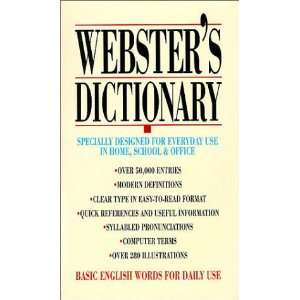  WebsterS Dictionary (9780816729173): No author: Books