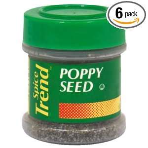 Spice Trend Poppy Seed, 1 Ounce (Pack of 6):  Grocery 