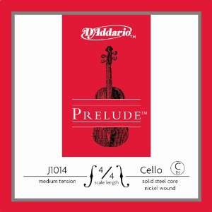  10 Prelude Cello C Single Strings 4/4 Med Tension Musical 