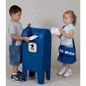  Angeles Mail Box, My Mail Bag w Letters Set in Blue: Toys 