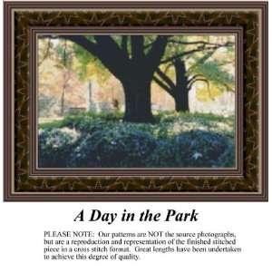  A Day in the Park Cross Stitch Pattern PDF Download 