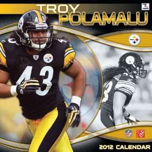   Steelers Troy Polamalu 2012 Player Wall Calendar