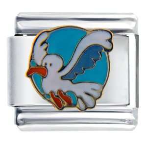 Seagull Bird Spring Fashion Jewelry Italian Charm