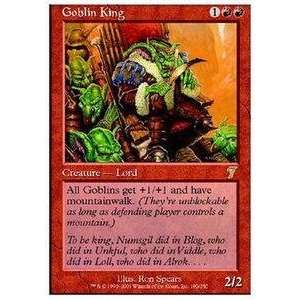 Magic the Gathering   Goblin King   Seventh Edition 