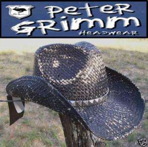   Drifter Hats Rock n Roll Western Cowboy Straw Hat NEW 758514020075