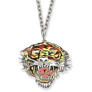  26in Ed Hardy Roaring Tiger Necklace Jewelry