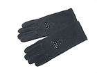 BNWT Ladies Black Fleece Gloves 4BL w/ Sparkly Purse &