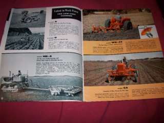   Chalmers Tractor Brochure D 14 CA WD 45 HD 6 B G Muscatine,Iowa  