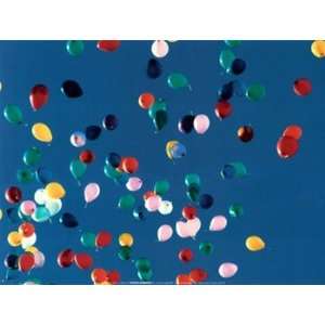  Balloons   Poster by Mike Smith (16x12): Home & Kitchen